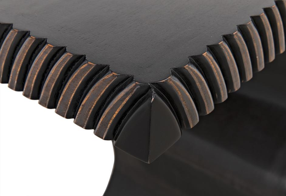 Ray Mahogany and Veneer Console in Pale with Light Brown Highlights by Noir Furniture