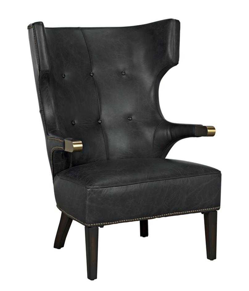 Heracles Chair, Leather by Noir Furniture