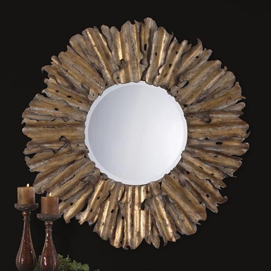Hemani Antique Gold Mirror  by Uttermost