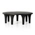 Kelden Coffee Table In Raw Black by FOUR HANDS