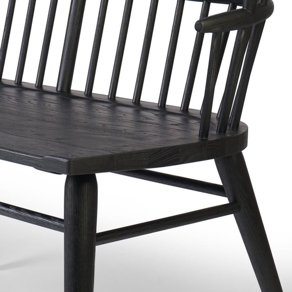 Connor Bench - Black Ash by Four Hands