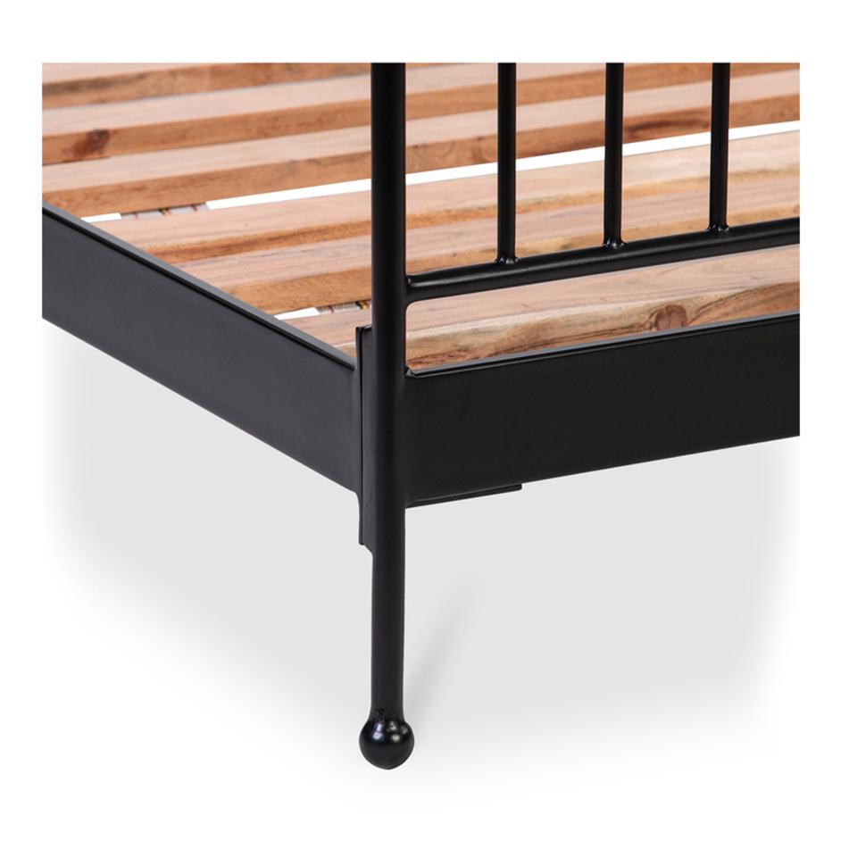 Monet Queen Bed Black by Moes Home