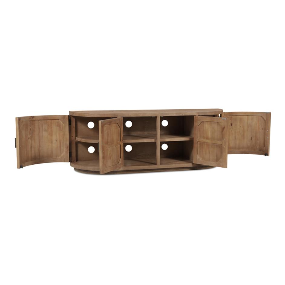Nicola Media Cabinet Natural by Moes Home
