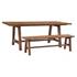 Bedford 59" Bench "A" Base In Brushed Brown  by New Pacific Direct