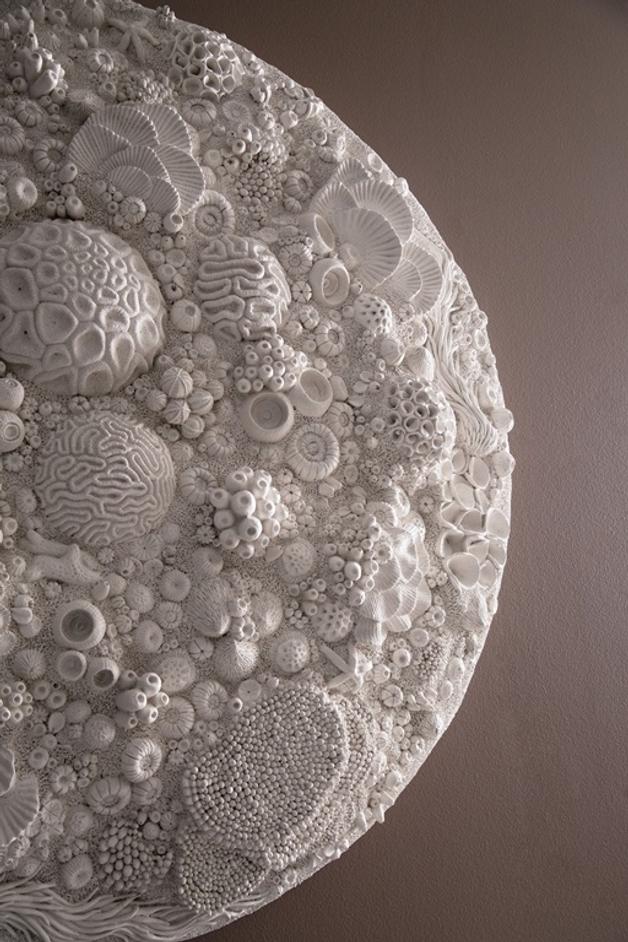 Coral Reef Wall Art, Round by Phillips Collection