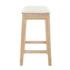 Elmo KD Fabric Counter Stool, Palladian Beige by New Pacific Direct