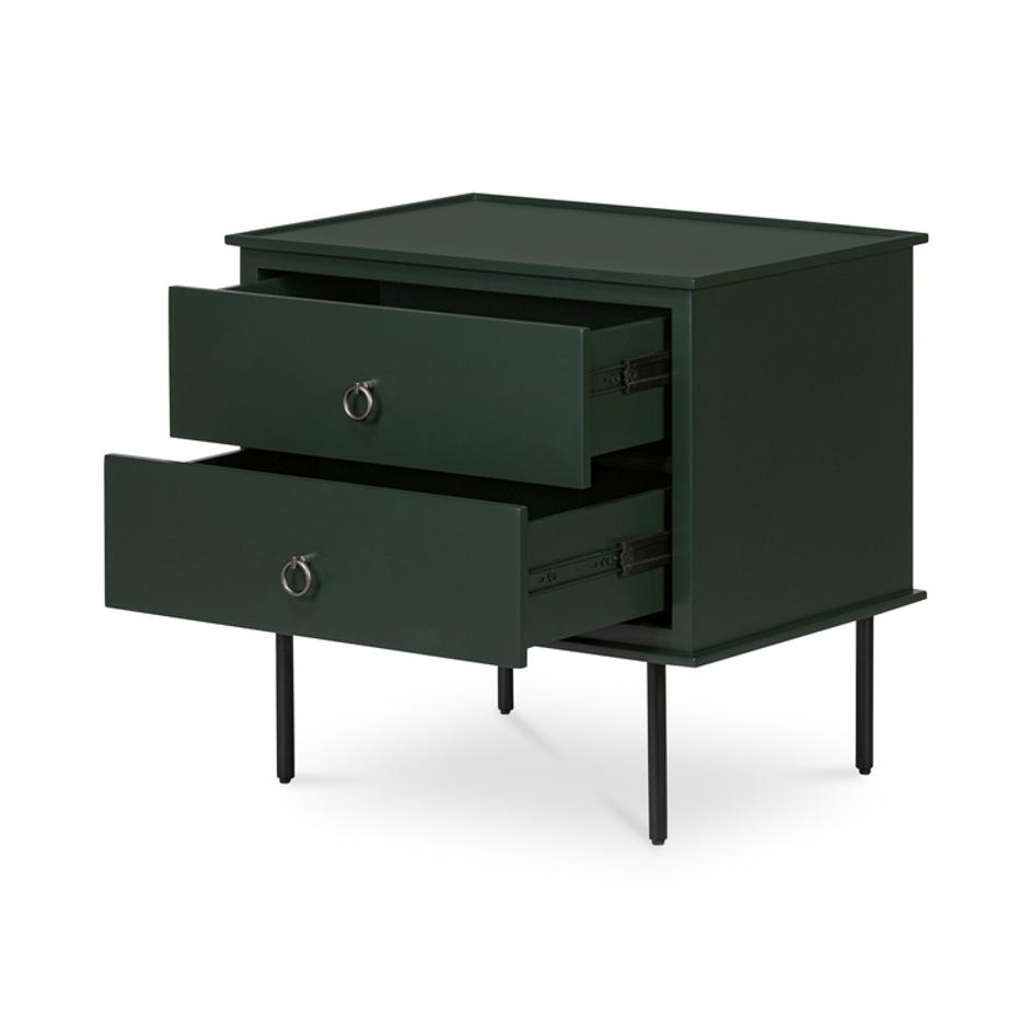Reagan Nightstand Deep Green by Moes Home