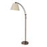 Adjustable Floor Lamp Flax Shd by Dainolite