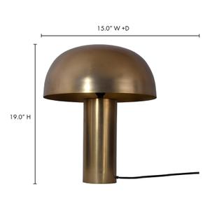 NANU TABLE LAMP BRASS by Moes Home