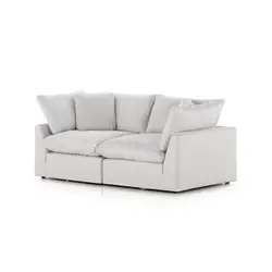 Stevie 2 Pc Sectional Sofa In Anders Ivory by FOUR HANDS