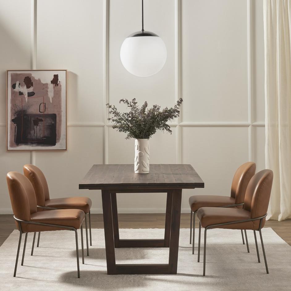 Astrud Dining Chair In Sierra Butterscotch by FOUR HANDS