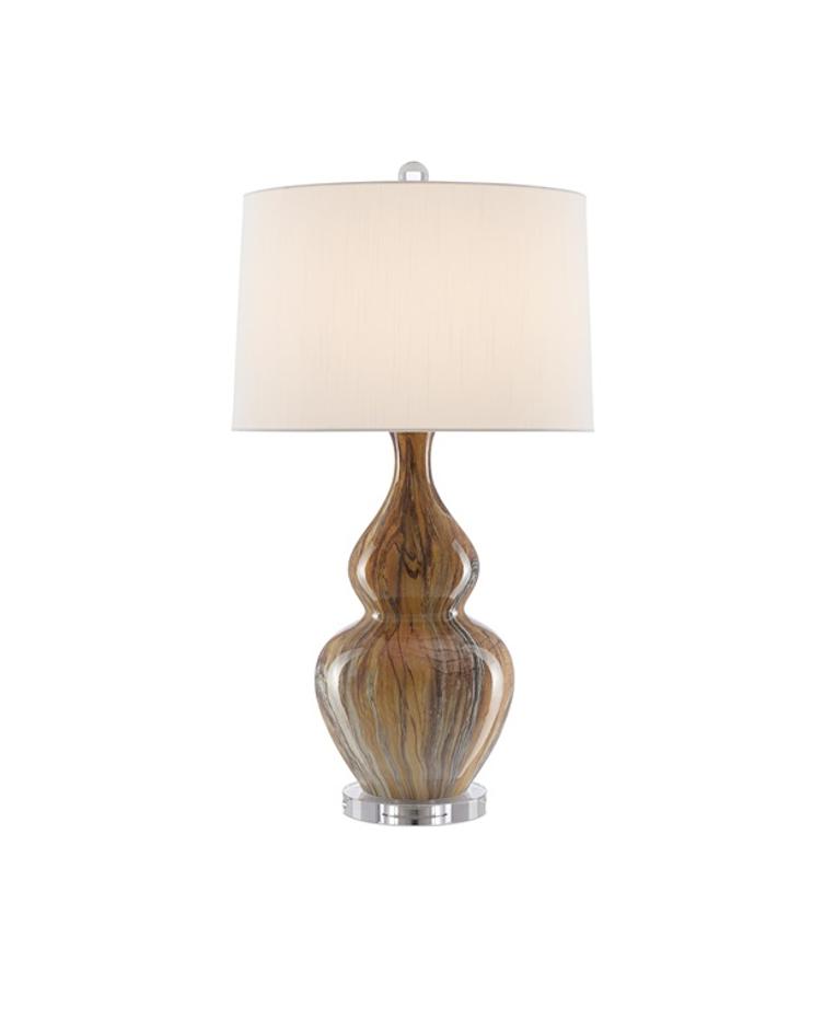 Kolor Brown Table Lamp In Earth & Brown by Currey & Company