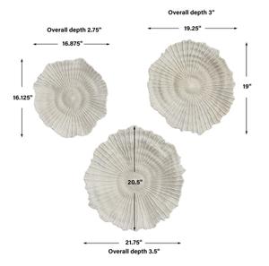 Ocean Gems Coral Wall Decor, Set/3 by Uttermost