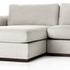 Colt 3-Piece U Sectional - Aldred Silver by Four Hands