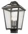 Bayland 3 Light Outdoor Post Mount Light in Oil Rubbed Bronze Finish by Z-Lite