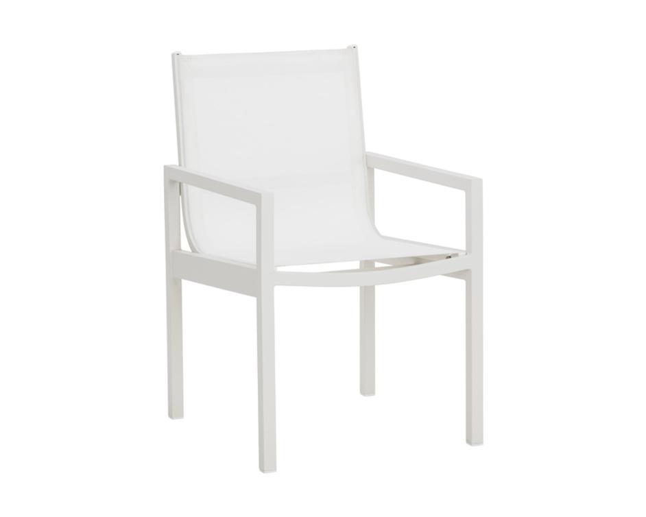 MERANO DINING ARMCHAIR - WHITE by Sunpan