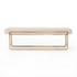 Sled Bench in Thames Cream by FOUR HANDS
