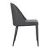 BURTON DINING CHAIR BLACK FADE VEGAN LEATHER-M2 by Moes Home