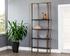 DALTON BOOKCASE - ANTIQUE BRASS - BLACK by Sunpan