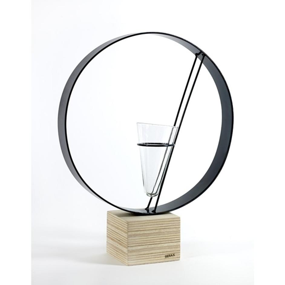 Circle On Wooden Foot - Small by BIDK Home