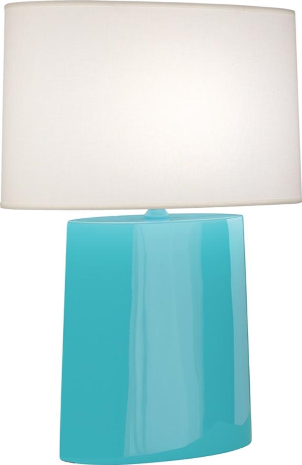 Egg Blue Victor Table Lamp by Robert Abbey