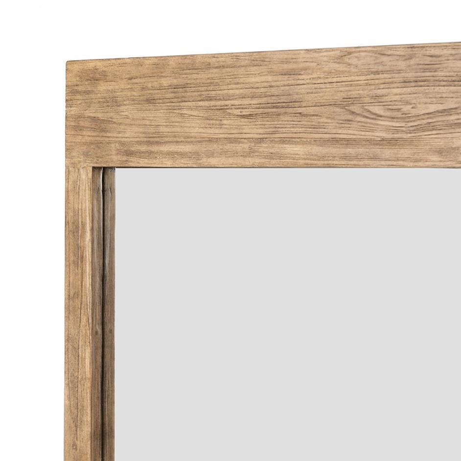 Ledge Wall Mirror - Distressed Light Pine by Four Hands
