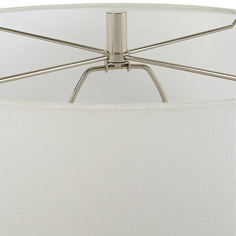 Twisted Swirl White Table Lamp by Uttermost