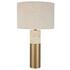 Gravitas Elegant Brass & Stone Lamp by Uttermost