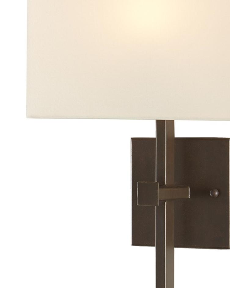 Ashdown Bronze Wall Sconce In Bronze Gold by Currey & Company