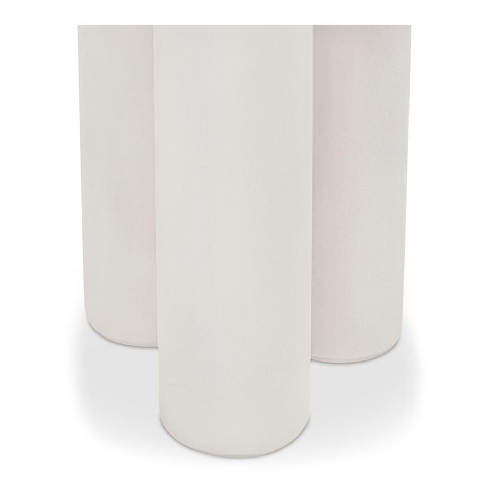 Rocca Side Table Cream by Moes Home