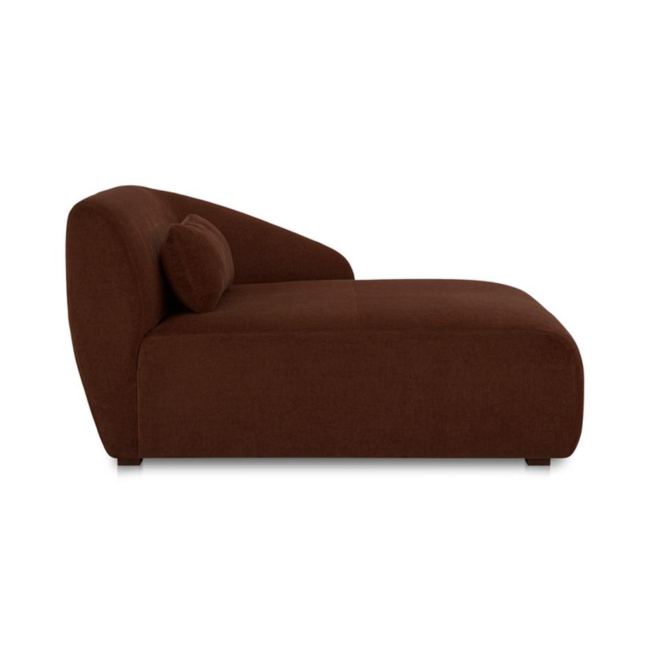Amelia Right Arm Facing Chaise Chestnut by Moes Home