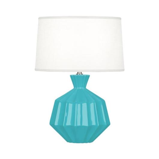 Egg Blue Orion Accent Lamp by Robert Abbey