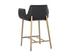 LUCANO COUNTER STOOL - BRAVO BLACK by Sunpan
