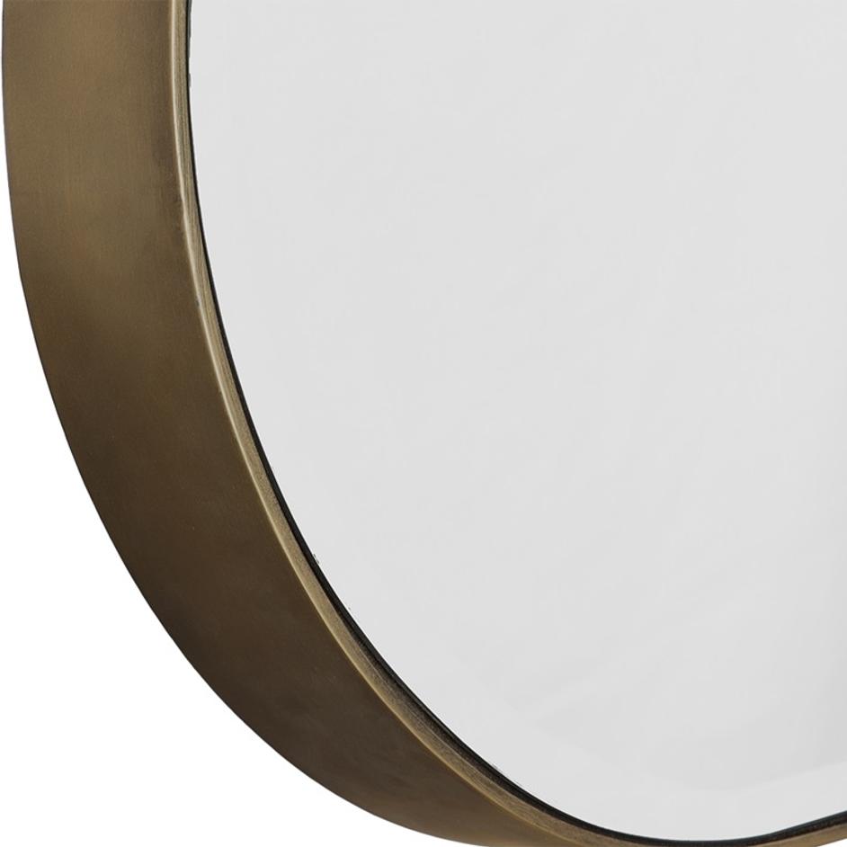 Lago Oval Gold Mirror by Uttermost