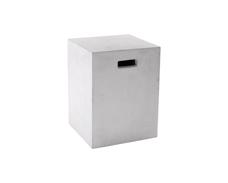 CASTOR END TABLE - WHITE by Sunpan