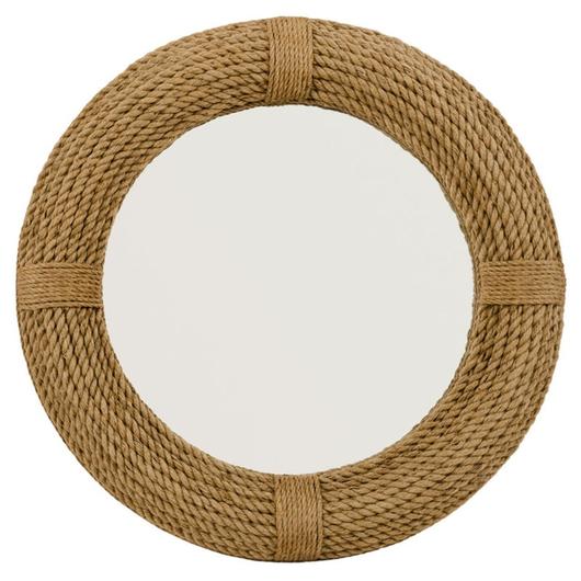 Round Rope Wall Mirror by Jamie Young
