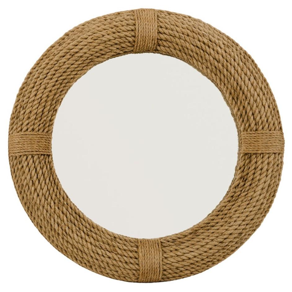 Round Rope Wall Mirror by Jamie Young