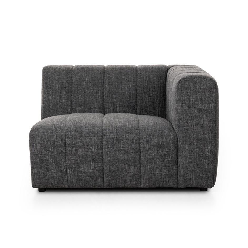 Build Your Own: Langham Channeled Sectional - Saxon Charcoal by Four Hands
