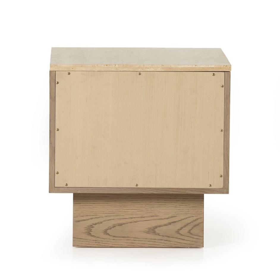 Jaylen Nightstand In Yucca Oak by FOUR HANDS