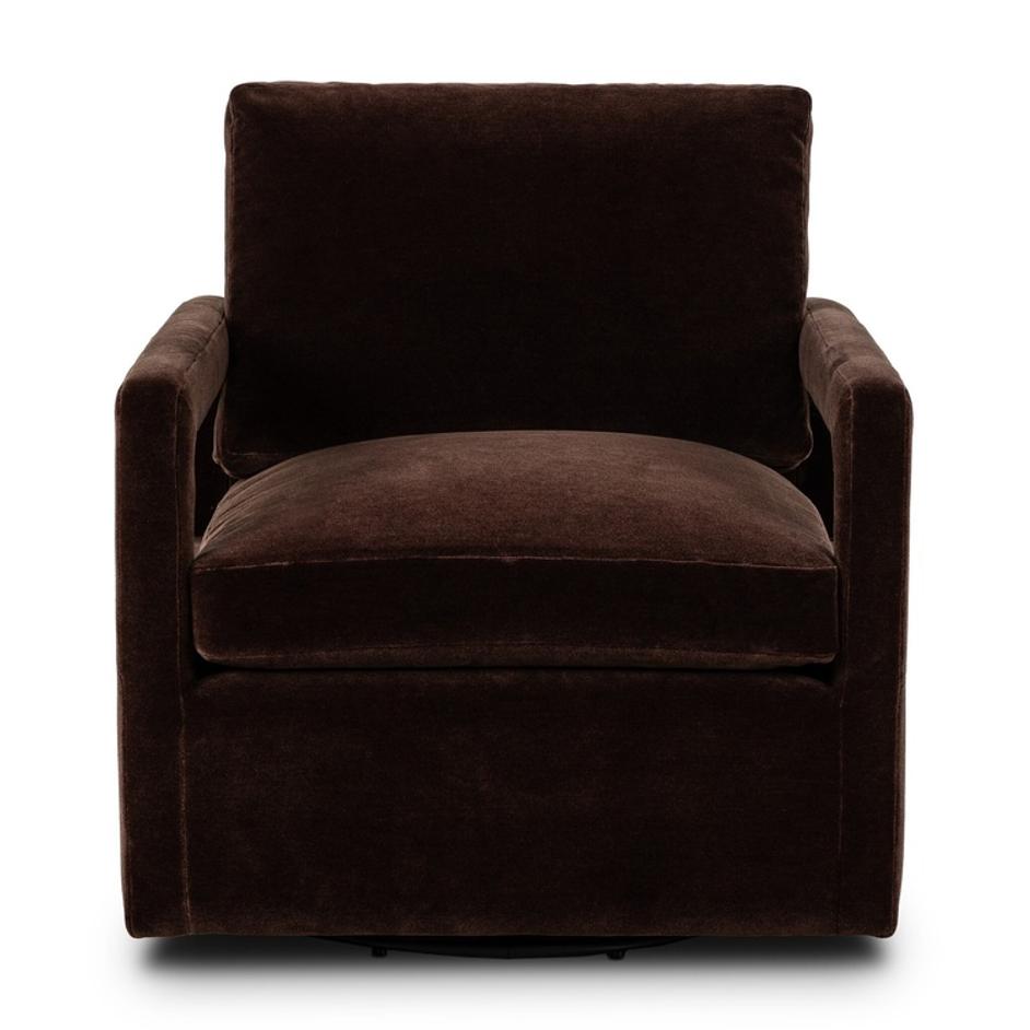 Olson Swivel Chair - Monte Chocolate by Four Hands