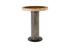Concrete Bar Table, Chamcha Wood Top, Grey  by PHILLIPS COLLECTION