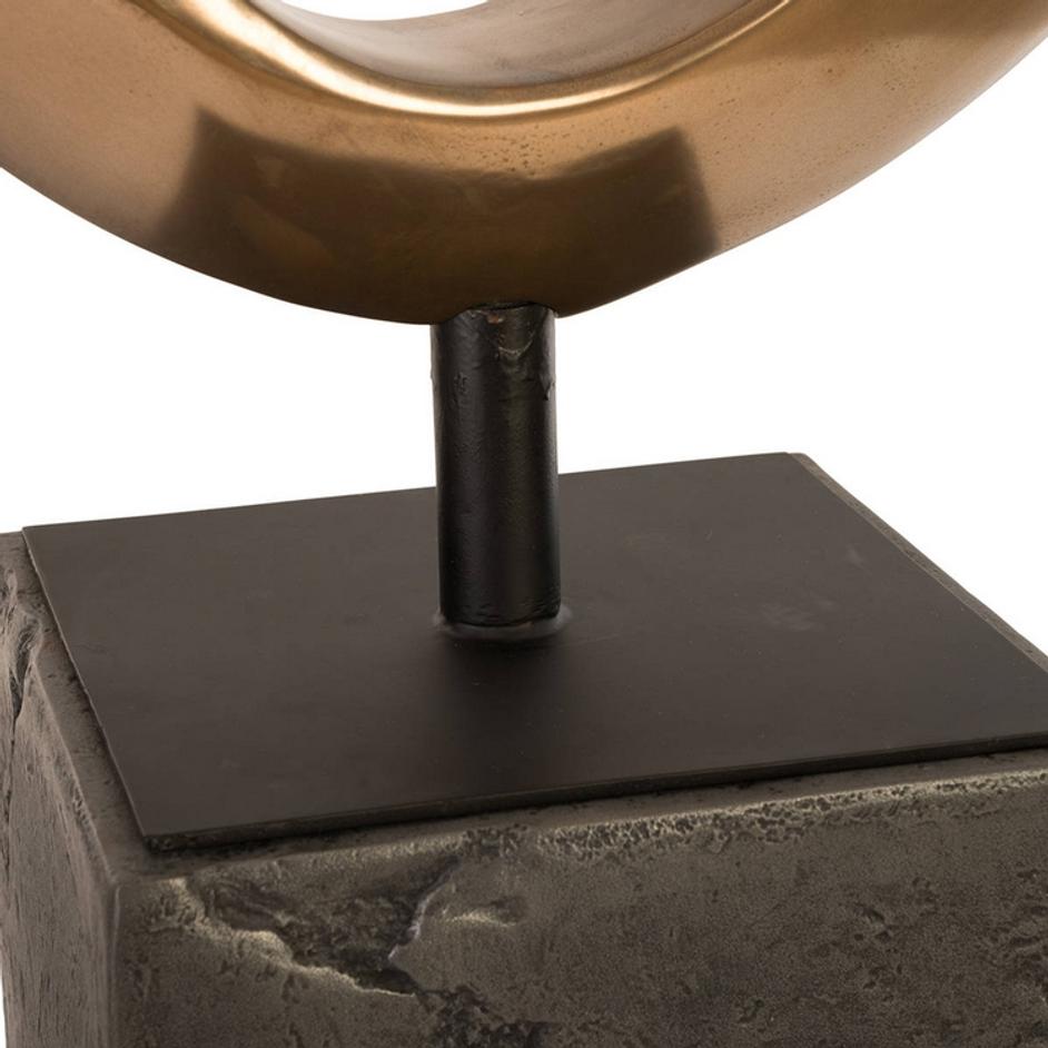 Hoop Sculpture, Bronze by PHILLIPS COLLECTION