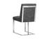 Dean Dining Chair - Stainless Steel - Cantina Magnetite by Sunpan