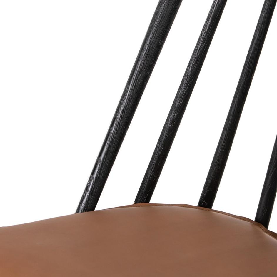 Lewis Windsor Bar + Counter Stool - Whiskey Saddle by Four Hands