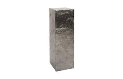 Slate E Pedestal, Liquid Silver by PHILLIPS COLLECTION