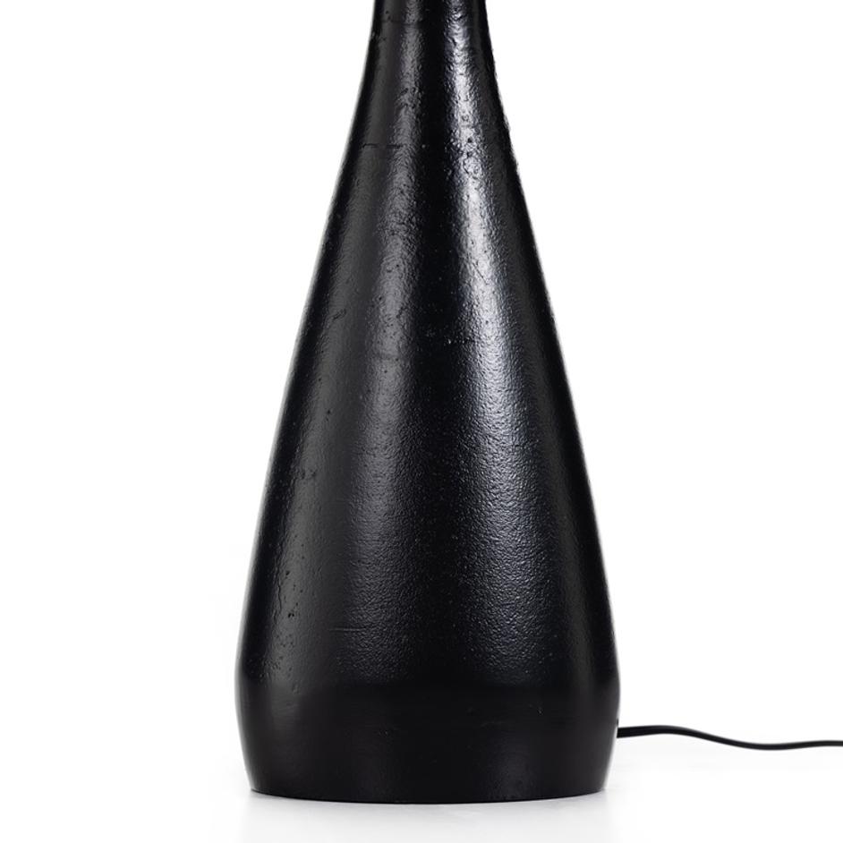 Innes Tapered Shade Table Lamp In Mtt Black by FOUR HANDS