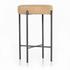 Nocona Stool In Tan Leather In Counter by FOUR HANDS