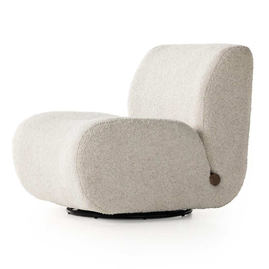 Siedell Swivel Chair - Sheldon Ivory by Four Hands