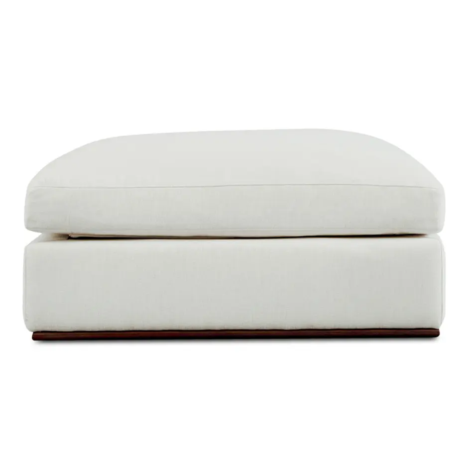 Rue Ottoman Off White by Moes Home