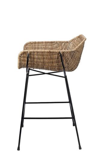 Nusa Rattan Counter Stool by Jamie Young